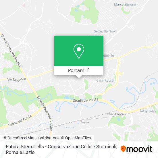 Mappa Futura Stem Cells - Conservazione Cellule Staminali