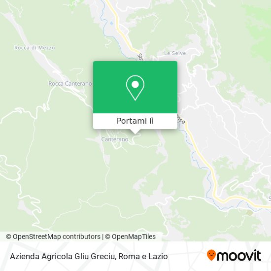 Mappa Azienda Agricola Gliu Greciu