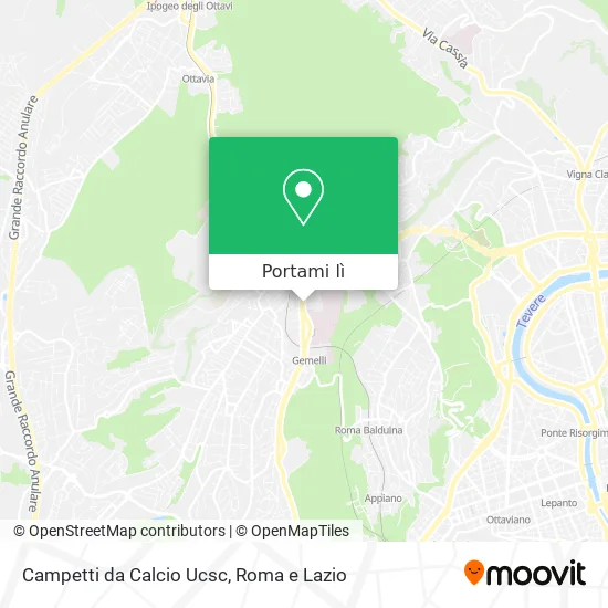 Mappa Campetti da Calcio Ucsc