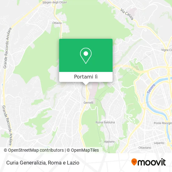 Mappa Curia Generalizia