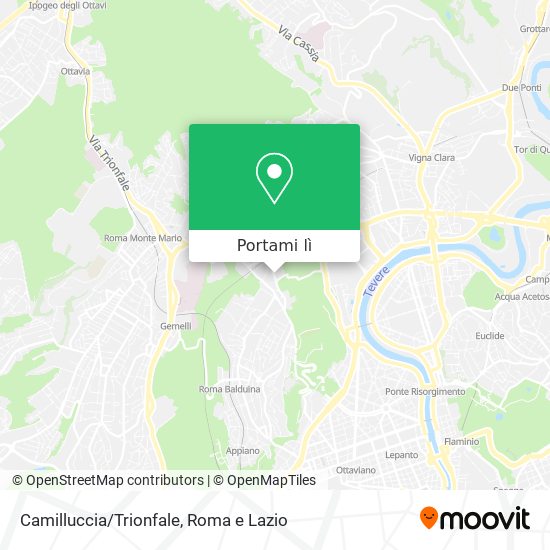 Mappa Camilluccia/Trionfale