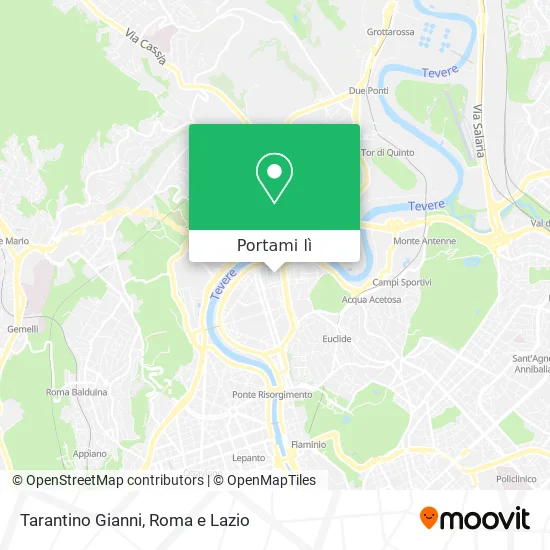 Mappa Tarantino Gianni