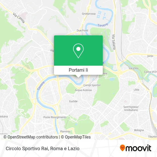Mappa Circolo Sportivo Rai