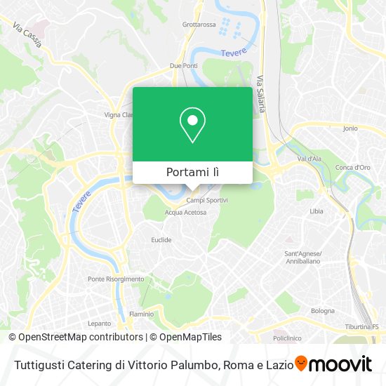 Mappa Tuttigusti Catering di Vittorio Palumbo
