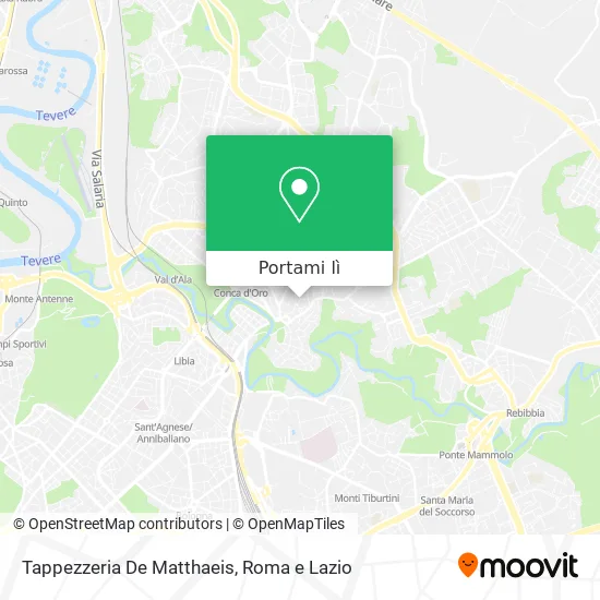 Mappa Tappezzeria De Matthaeis