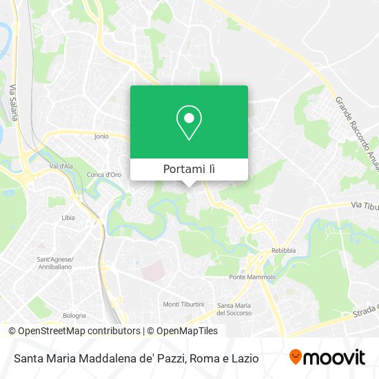 Mappa Santa Maria Maddalena de' Pazzi