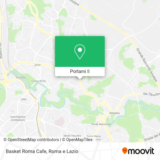 Mappa Basket Roma Cafe