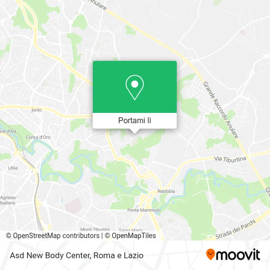 Mappa Asd New Body Center