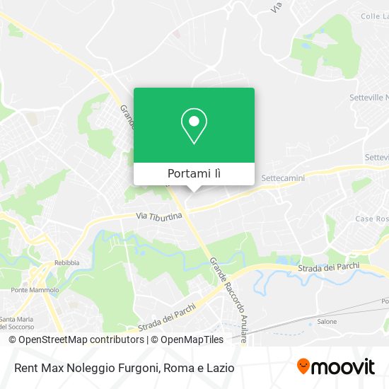 Mappa Rent Max Noleggio Furgoni