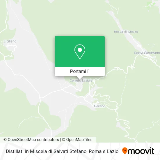 Mappa Distillati in Miscela di Salvati Stefano