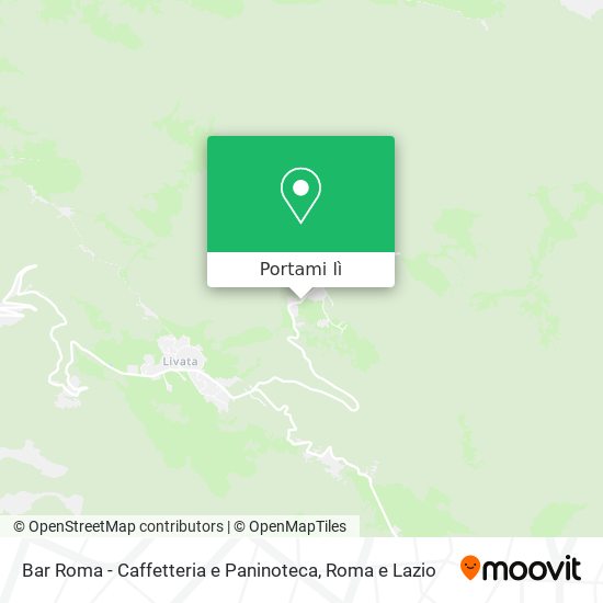 Mappa Bar Roma - Caffetteria e Paninoteca