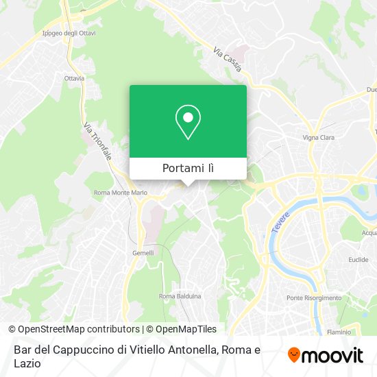 Mappa Bar del Cappuccino di Vitiello Antonella