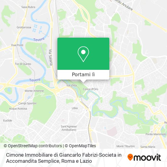 Mappa Cimone Immobiliare di Giancarlo Fabrizi-Societa in Accomandita Semplice
