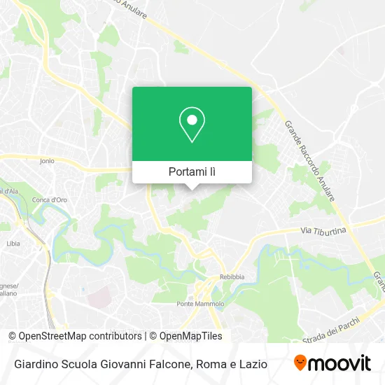 Mappa Giardino Scuola Giovanni Falcone