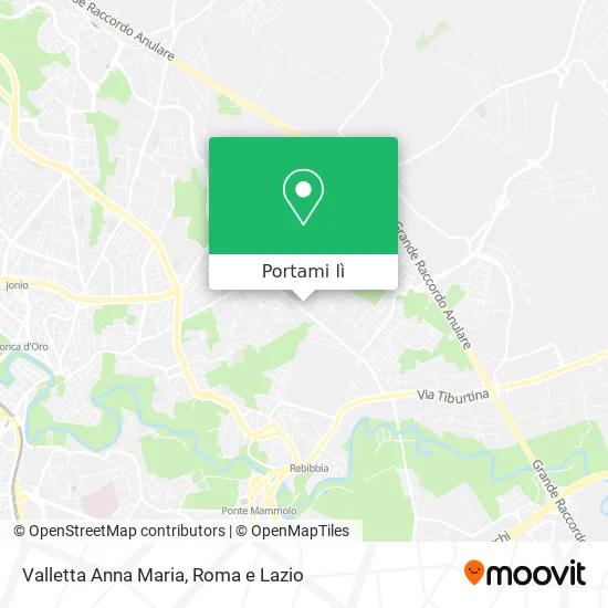 Mappa Valletta Anna Maria