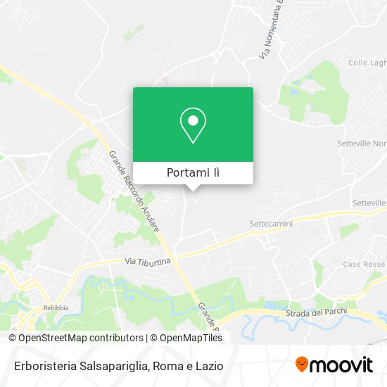 Mappa Erboristeria Salsapariglia