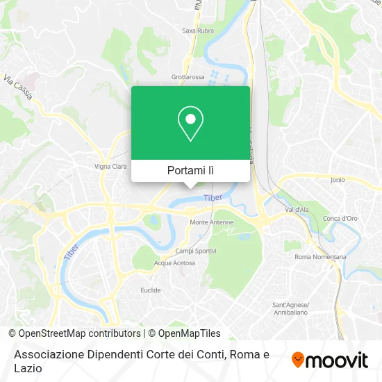 Mappa Associazione Dipendenti Corte dei Conti