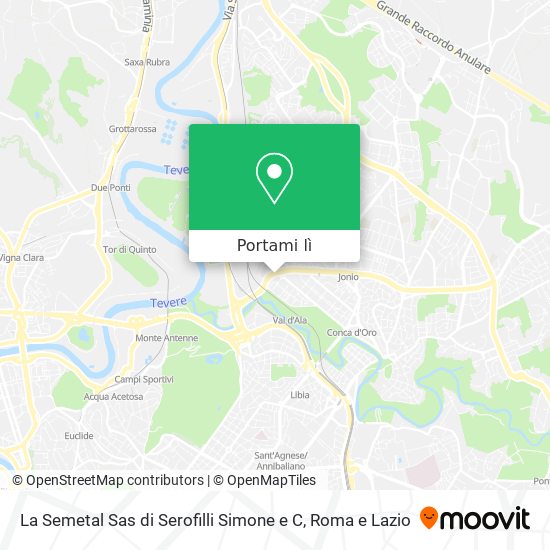 Mappa La Semetal Sas di Serofilli Simone e C