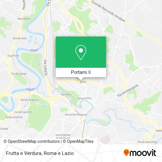 Mappa Frutta e Verdura
