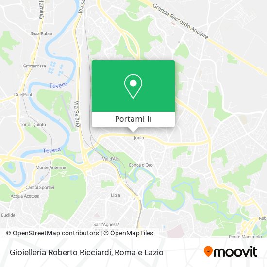 Mappa Gioielleria Roberto Ricciardi