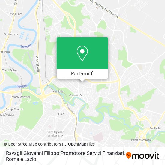 Mappa Ravagli Giovanni Filippo Promotore Servizi Finanziari