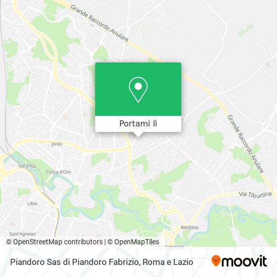 Mappa Piandoro Sas di Piandoro Fabrizio