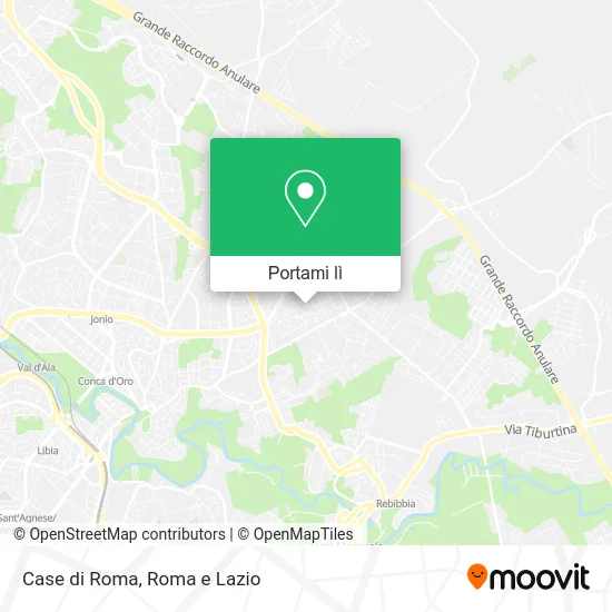 Mappa Case di Roma