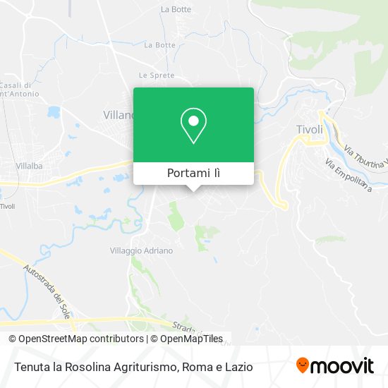 Mappa Tenuta la Rosolina Agriturismo