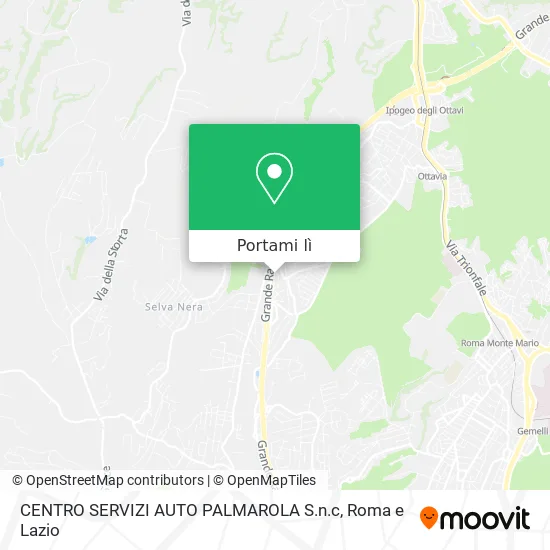 Mappa CENTRO SERVIZI AUTO PALMAROLA S.n.c
