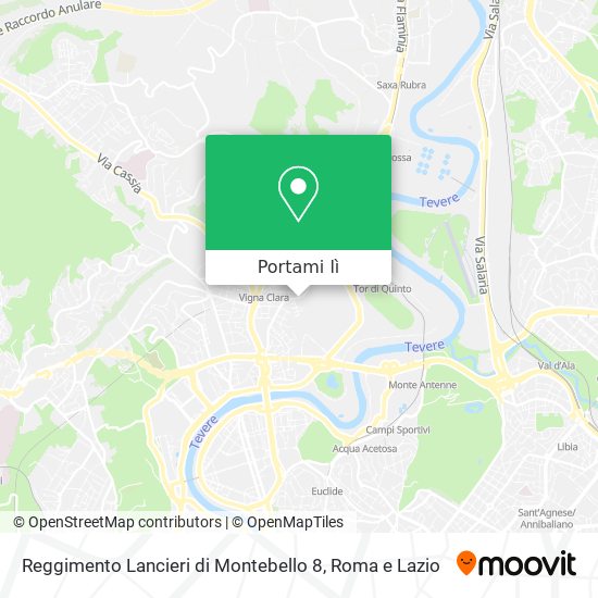 Mappa Reggimento Lancieri di Montebello 8