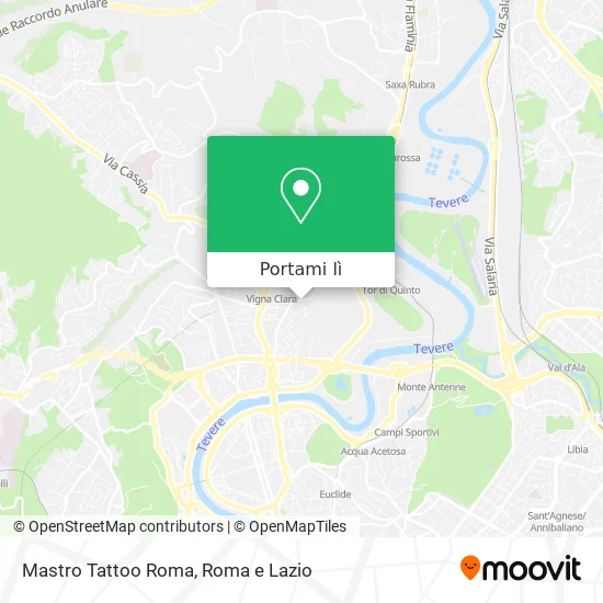 Mappa Mastro Tattoo Roma