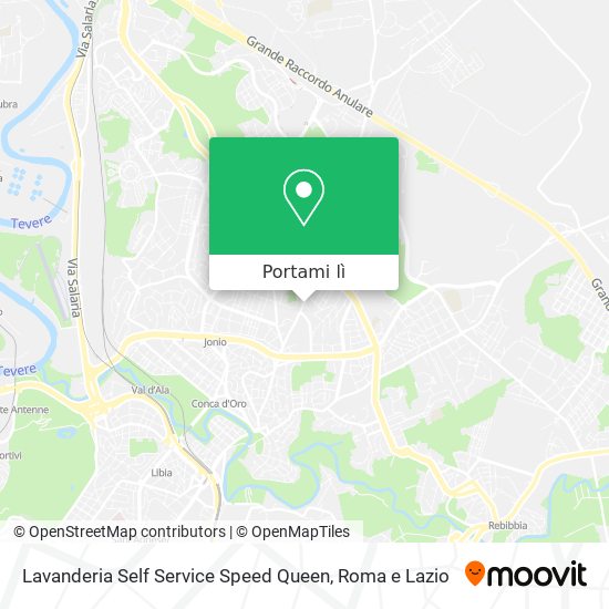 Mappa Lavanderia Self Service Speed Queen