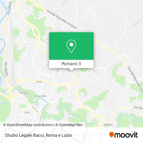 Mappa Studio Legale Bacci