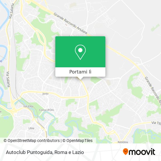 Mappa Autoclub Puntoguida