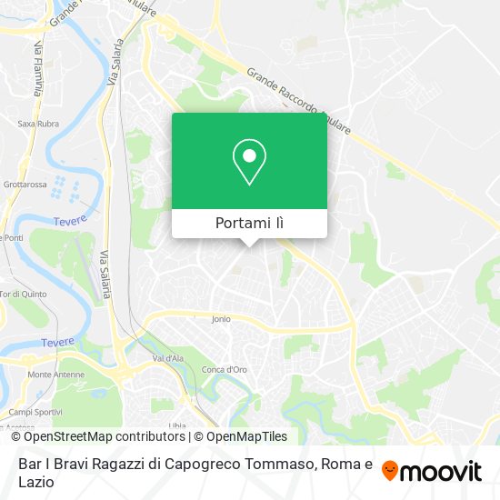 Mappa Bar I Bravi Ragazzi di Capogreco Tommaso