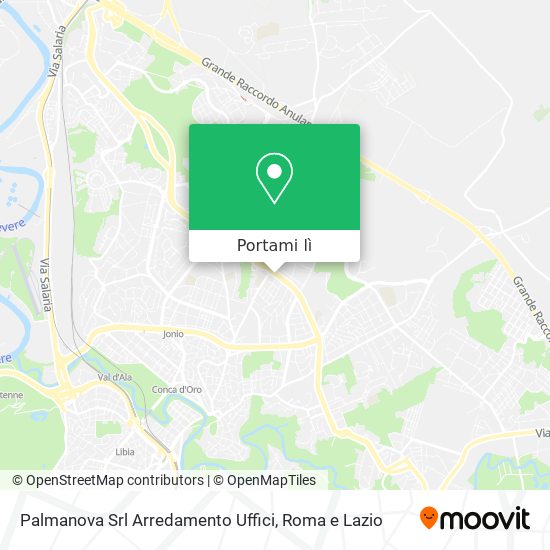 Mappa Palmanova Srl Arredamento Uffici