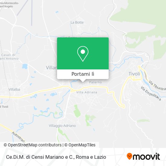 Mappa Ce.Di.M. di Censi Mariano e C.