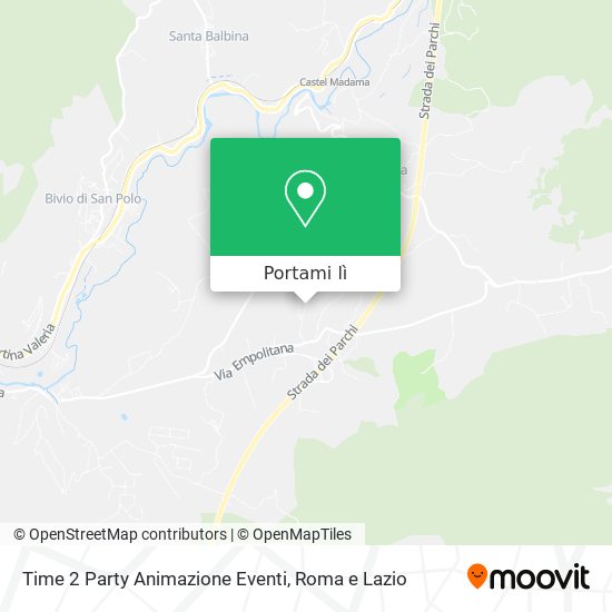Mappa Time 2 Party Animazione Eventi