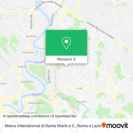 Mappa Melos International di Dante Mariti e C.