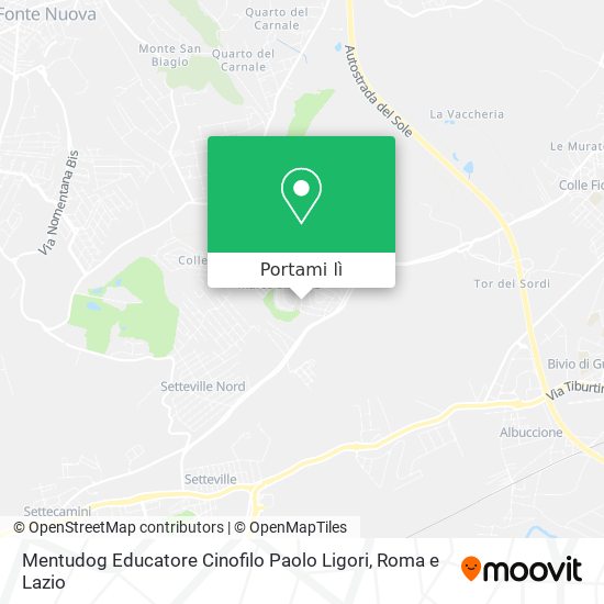 Mappa Mentudog Educatore Cinofilo Paolo Ligori