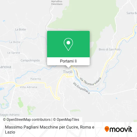 Mappa Massimo Pagliani Macchine per Cucire