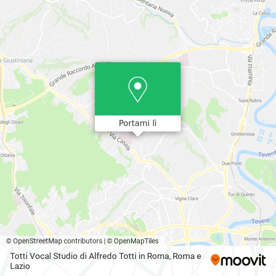 Mappa Totti Vocal Studio di Alfredo Totti in Roma