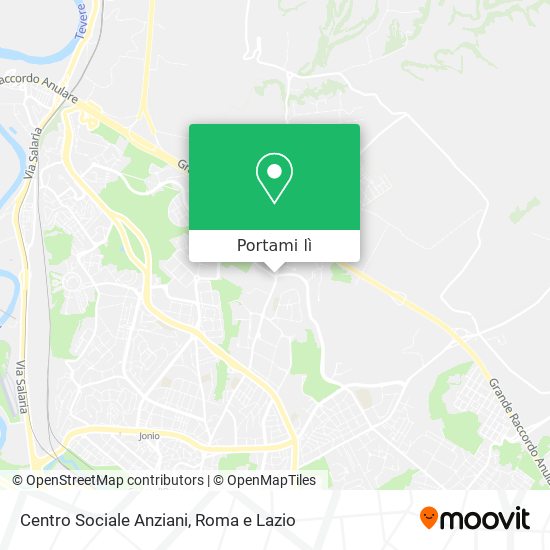 Mappa Centro Sociale Anziani