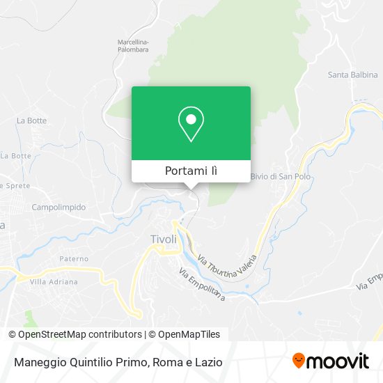 Mappa Maneggio Quintilio Primo