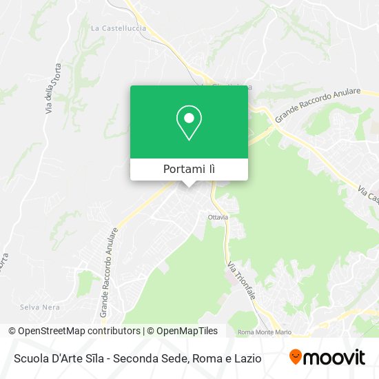 Mappa Scuola D'Arte Sīla - Seconda Sede