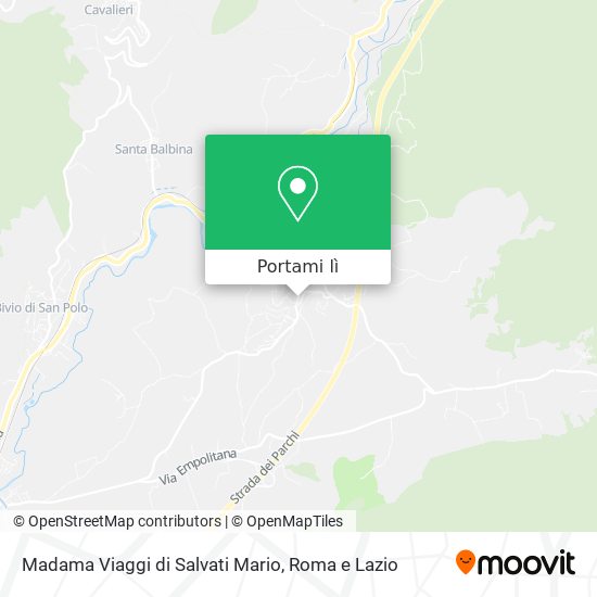 Mappa Madama Viaggi di Salvati Mario