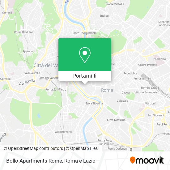 Mappa Bollo Apartments Rome
