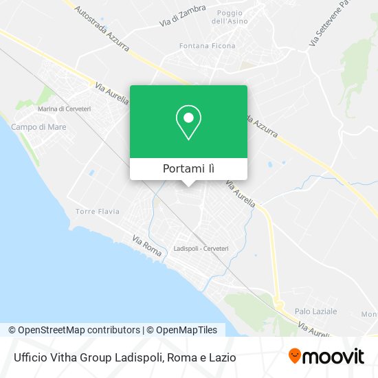 Mappa Ufficio Vitha Group Ladispoli