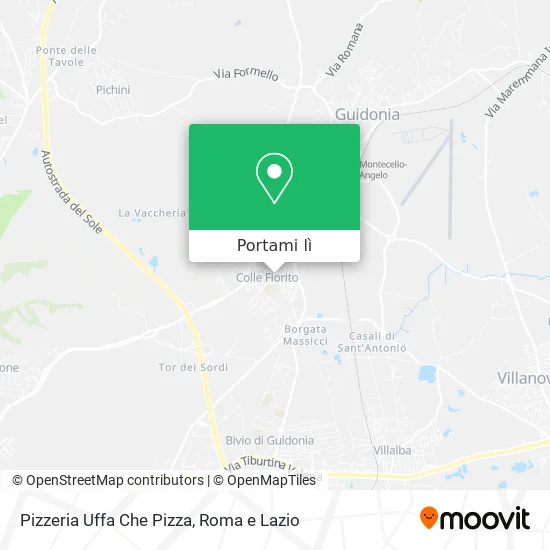Mappa Pizzeria Uffa Che Pizza