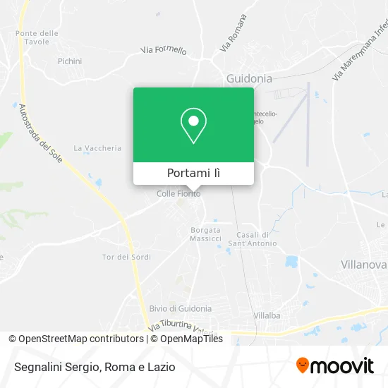 Mappa Segnalini Sergio